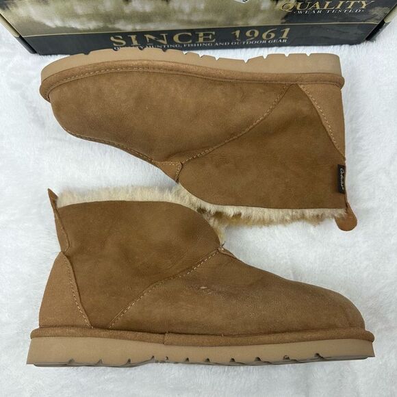 Cabela’s women’s sheepskin cocoa loungers size 9 - Picture 5 of 15